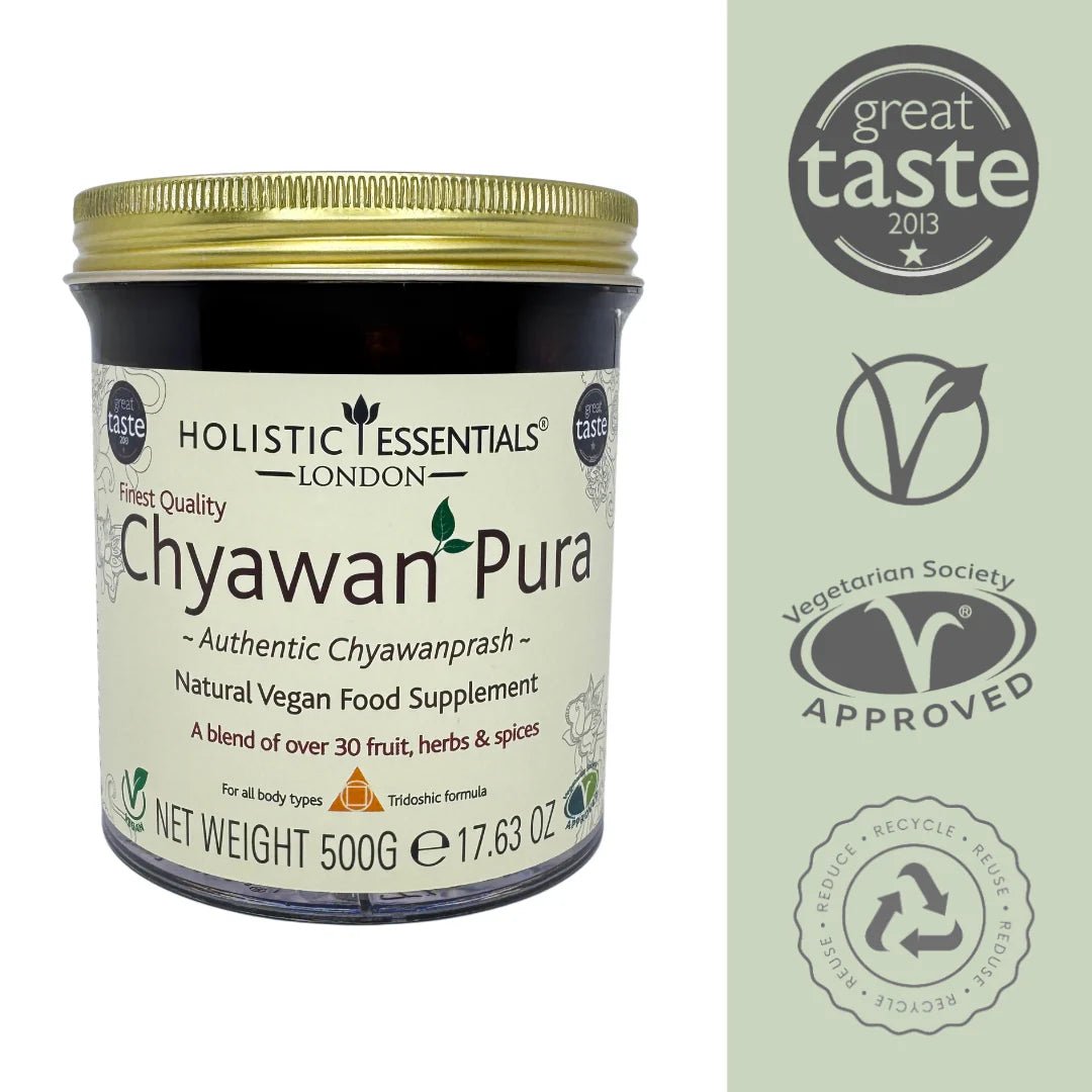 Chyawan Pura Chyawanprash - Authentic Ayurvedic Fruit & Herb Jam 500g - Inner Wellness - Holistic Essentials